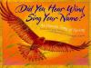 Book cover for "Did you hear wind sing your name?".
