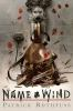 Book cover for "The name of the wind".